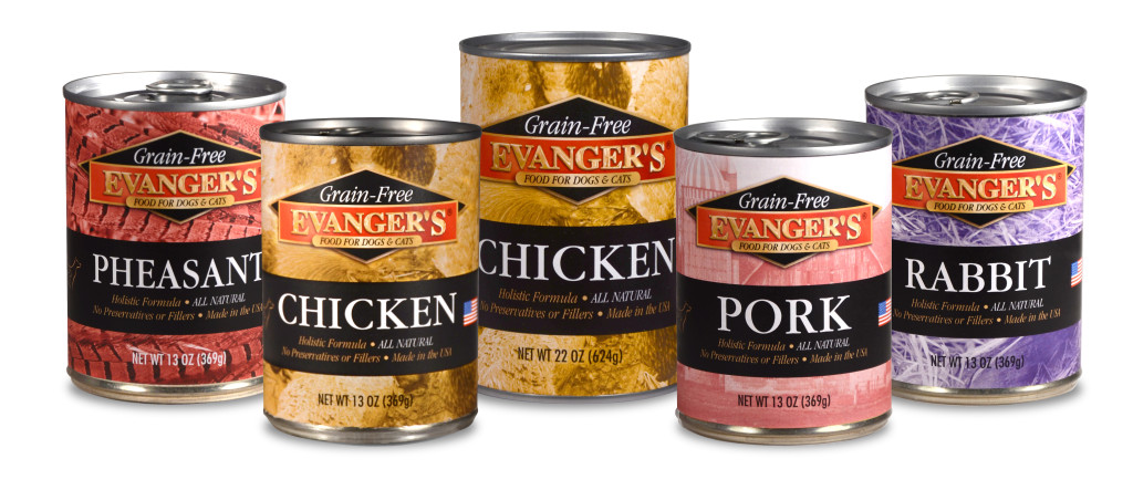 Evanger's USA Made Grain Free Game Meats for dogs and cats